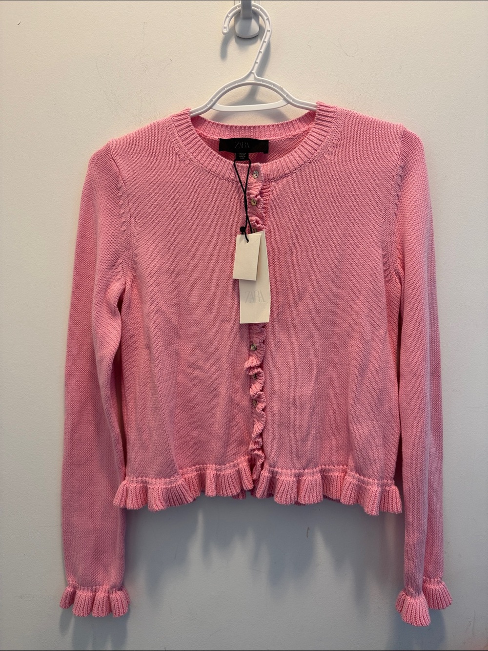 ZARA | NWT Ruffle Cardigan - Picture 2 of 6